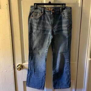 Z.Cavaricci size 12 cropped blue jeans